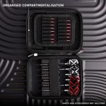 Darts tok Winmau Blade X Armor G2 - fekete, két szett tárolására