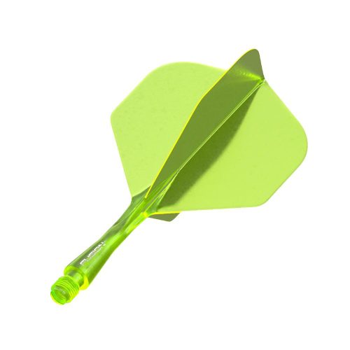 Darts toll és szár egyben Winmau Fusion sárga, No2 toll és rövid szár