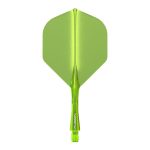 Darts toll és szár egyben Winmau Fusion sárga, No2 toll és rövid szár