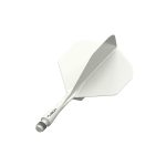 Darts toll és szár egyben Winmau Fusion fehér, No2 toll és rövid szár