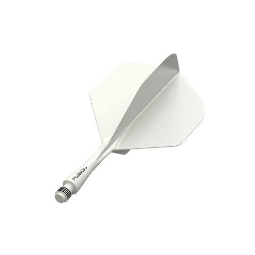 Darts toll és szár egyben Winmau Fusion fehér, No2 toll és rövid szár