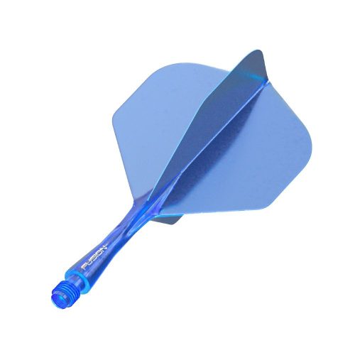 Darts toll és szár egyben Winmau Fusion kék, standard toll és rövid szár