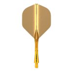 Darts toll és szár egyben Winmau Fusion narancssárga, No2 toll és közepes szár