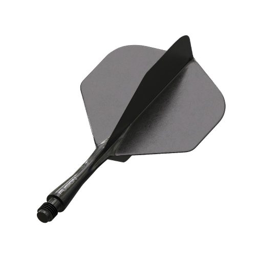 Darts toll és szár egyben Winmau Fusion fekete, No2 toll és közepes szár