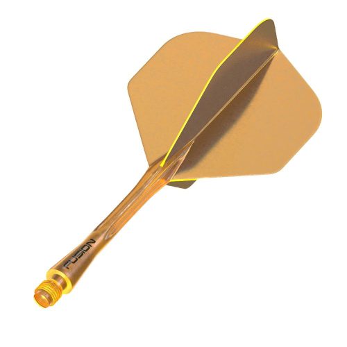 Darts toll és szár egyben Winmau Fusion narancssárga, standard toll és hosszú szár