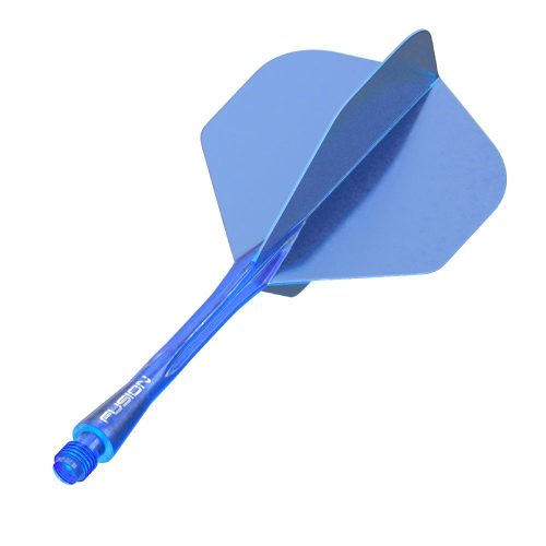 Darts toll és szár egyben Winmau Fusion kék, standard toll és hosszú szár