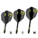 Darts toll és szár egyben Winmau Fusion MvG Pac Man, No6 toll és hosszú szár