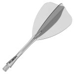 Darts toll és szár egyben Winmau Fusion Arrow toll és hosszú szár, átlátszó