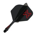 Darts toll és szár egyben Winmau Fusion Blade X fekete, No2 toll és rövid szár