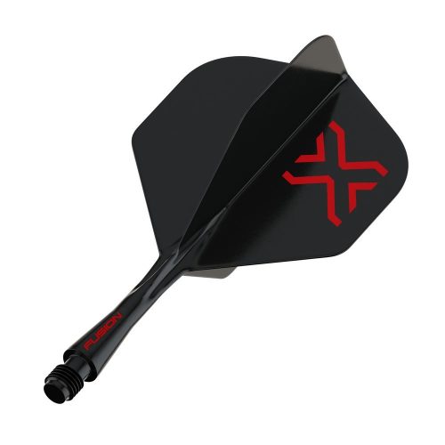 Darts toll és szár egyben Winmau Fusion Blade X fekete, No2 toll és rövid szár