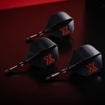 Darts toll és szár egyben Winmau Fusion Blade X fekete, No2 toll és rövid szár