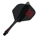 Darts toll és szár egyben Winmau Fusion Blade X fekete, No2 toll és közepes szár