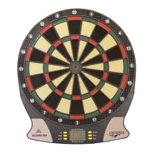 SCORE 301 MARK II elektromos soft darts gép, elemes, LCD kijelzővel