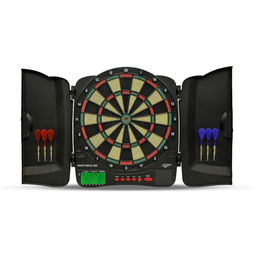 PANTHERA 301 elektromos soft darts gép kabinettel, LCD kijelzővel
