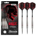 Dart szett steel Harrows Rage 21g, brass réztestű