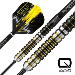 Darts szett steel Harrows QP Chizzy, 21g 90% wolfram