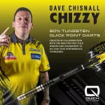 Darts szett steel Harrows QP Chizzy, 23g 90% wolfram