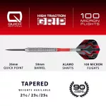 Darts szett steel Harrows QP Damon Heta Natural, 21g 90% wolfram