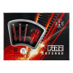 Dart szett Harrows steel 21g, Fire Inferno 90% wolfram