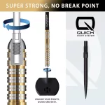 Darts szett steel Harrows QP Chizzy Series 2, 23g 90% wolfram