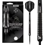 Dart szett steel Harrows Supergrip Black Edition 21g, 90% wolfram