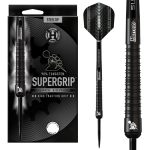 Dart szett steel Harrows Supergrip Black Edition 25g, 90% wolfram