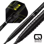 Darts szett steel Harrows QP NX90 Black Edition, 26g 90% wolfram