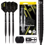 Darts szett steel Harrows QP NX90 Black Edition, 26g 90% wolfram