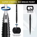 Darts szett steel Harrows QP NX90 Black Edition, 26g 90% wolfram