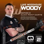 Darts szett steel Harrows QP Luke Woodhouse Series 2, 21g 90% wolfram