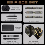 Darts szett steel Harrows QP Opus, 22g 90% wolfram