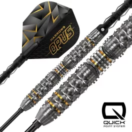 Darts szett steel Harrows QP Opus, 23g 90% wolfram