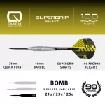 Darts szett steel Harrows QP NX90 Bomb, 21g 90% wolfram