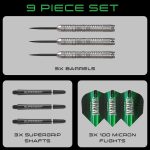 Dart szett steel Harrows Impact, 22g, 90% wolfram