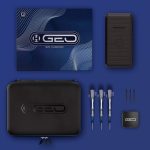 Dart szett steel Harrows Geo Torpedo, Quick Point, 24g, 90% wolfram