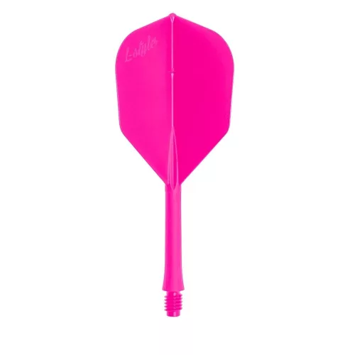 Darts integrált tollszár L-Style Barflight 260 neon rózsaszín, L3 toll és közepes szár