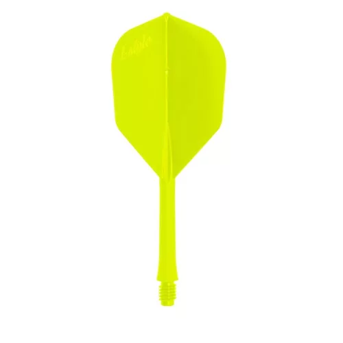 Darts integrált tollszár L-Style Barflight 260 neon citromsárga, L3 toll és közepes szár
