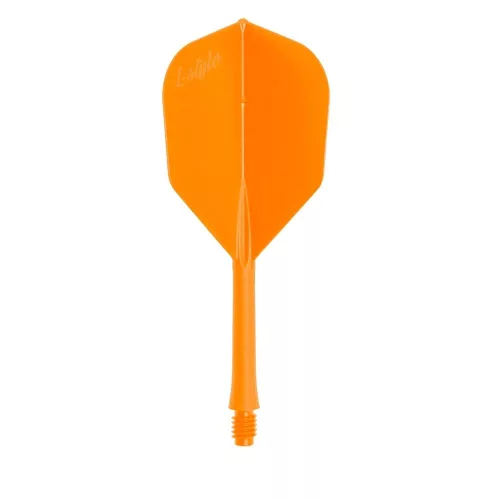 Darts integrált tollszár L-Style Barflight 260 neon narancssárga, L3 toll és közepes szár