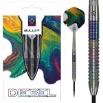 Darts szett steel Bullet Diesel V2 23g, 85% wolfram