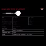 Darts szett steel Bull's Luna Triton 24g, 90% wolfrám