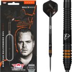 Darts szett Bull's steel Dirk van Duijvenbode E2 25g, 90% wolfrám
