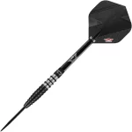 Darts szett steel Bull's Lightning Black, 21g 90% wolfrám