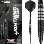 Darts szett steel Bull's Lightning Black, 21g 90% wolfrám