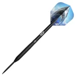 Darts szett steel Bull's Shark Pro Black 23g, 90% wolfrám