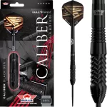 Darts szett steel Bull's Caliber Black 22g, 90% wolfrám