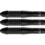 Darts szett steel Bull's Caliber Black 24g, 90% wolfrám