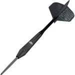 Darts szett steel Bull's Max Hopp Black 22g, 80% wolfrám
