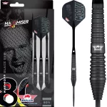 Darts szett steel Bull's Max Hopp Black 22g, 80% wolfrám
