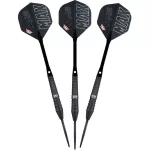 Darts szett steel Bull's Max Hopp Black 22g, 80% wolfrám