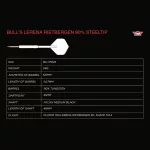 Darts szett steel Bull's Lerena Rietbergen 24g, 90% wolfrám